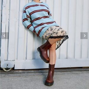 Dr Martens AMAAYAH LO LEATHER BOOTS